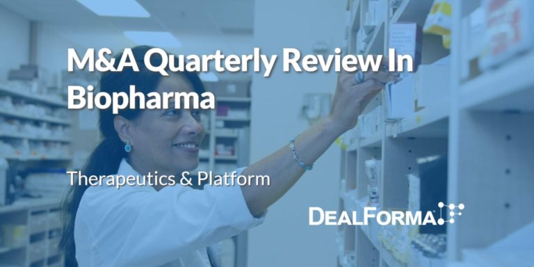 MA In Biopharma Therapeutics Platforms Q2