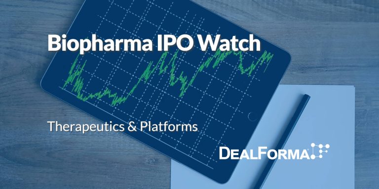 Biopharma IPO Watch Therapeutics Platforms