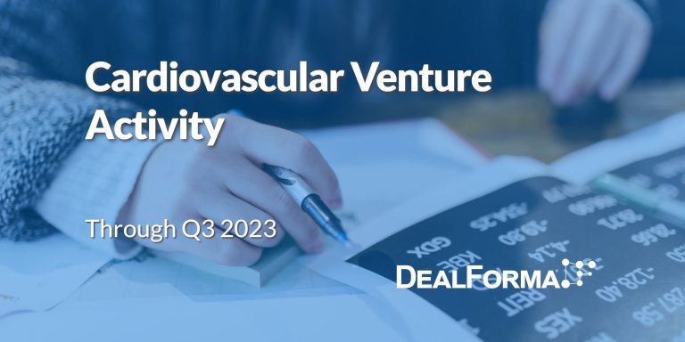 Cardiovascular Venture Activity Through Q3 2023
