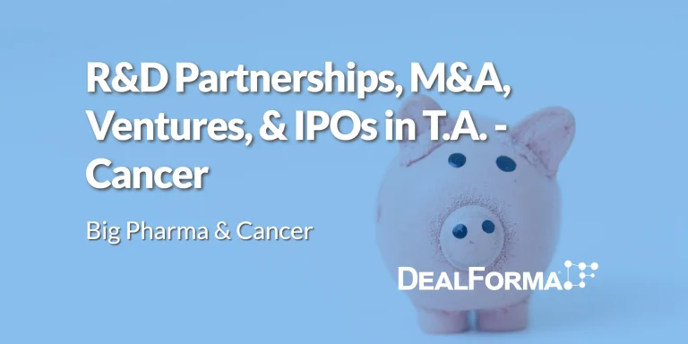 RD Partnerships MA Ventures IPOs in T.A. – Cancer