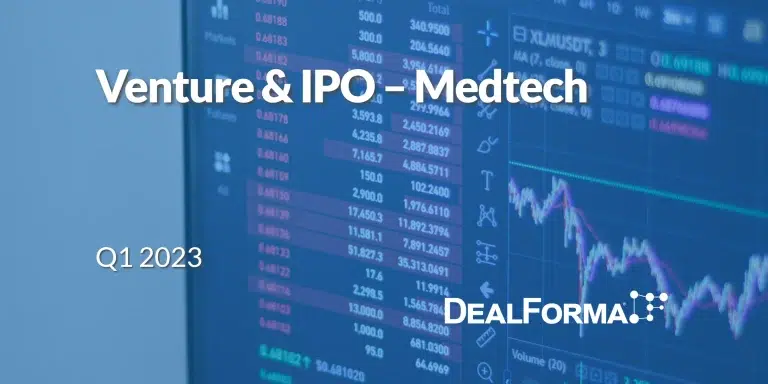 Venture IPO – Medtech – Q1 2023