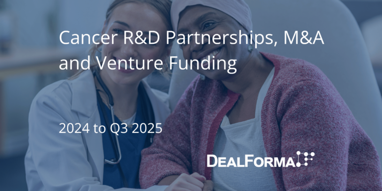 Cancer R&D Partnerships, M&A and Venture Funding - 2024 till Q3 2025 Review