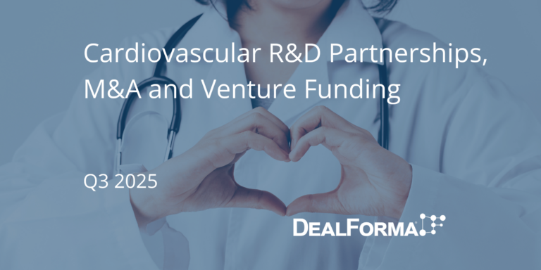 Cardiovascular R&D Partnerships, M&A and Venture Funding - Q3 2025 Review