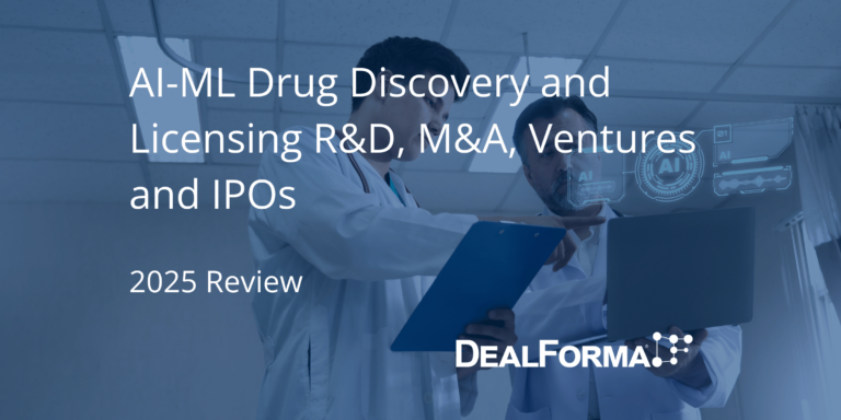 AI-ML Drug Discovery and Licensing R&D, M&A, Ventures and IPOs - 2025 Review