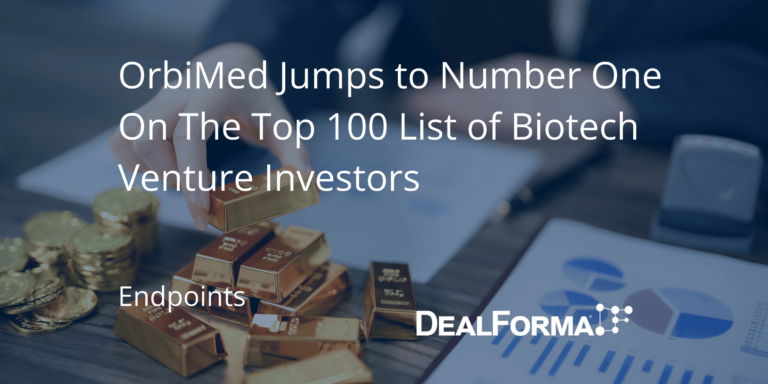 OrbiMed jumps to number one on the top 100 list of biotech venture investors