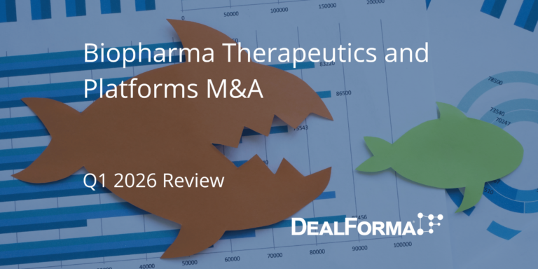 Biopharma Therapeutics and Platforms M&A - Q1 2026 Review