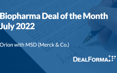 July 2022 Top Biopharma Deal: Orion – MSD for Prostate Cancer Drug ODM-208