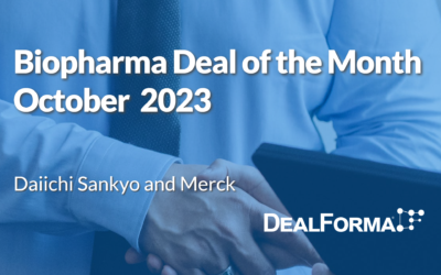 October 2023 Top Biopharma Deal: Daiichi Sankyo co-development and commercialization deal with Merck for 3 antibody-drug conjugates