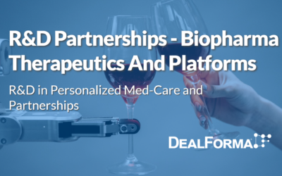 R&D Partnerships – Biopharma Therapeutics And Platforms