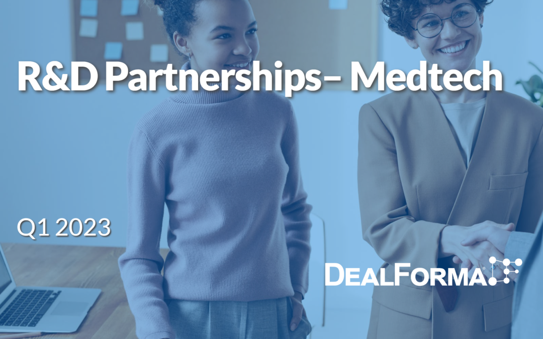 R&D Partnerships – Medtech – Q1 2023